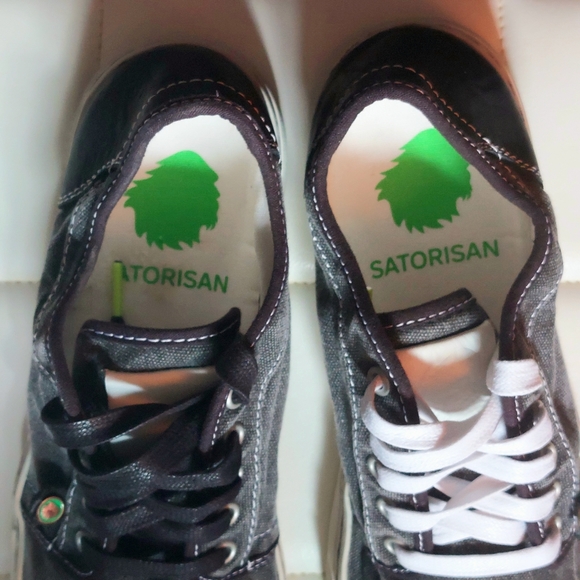 Satorisan grey canvas Heisei sneakers, EU42 unisex, NWT - Picture 5 of 11